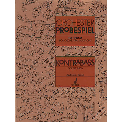 Schott Test Pieces for Orchestra - Double Bass Schott Series Composed by Various Arranged by Fritz Massmann