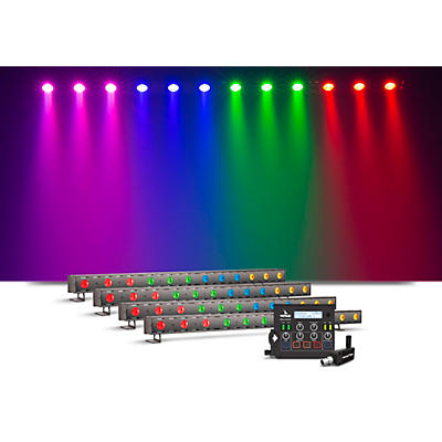 Venue Tetra Control 2 Intuitive DMX Controller with Venuelink ML-TAXP4 Dongle and Four Tetra Bar VI Strip Light