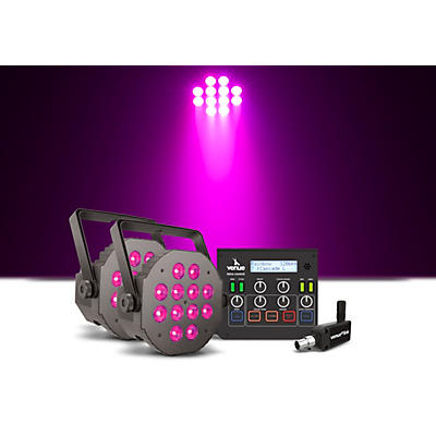 Venue Tetra Control 2 Intuitive DMX Controller with Venuelink ML-TAXP4 Dongle and Two Tetra 12 VI Wash Light