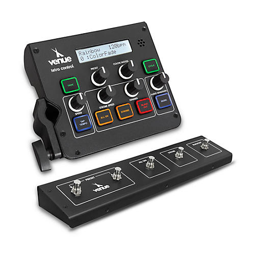 Venue Tetra Control Intuitive DMX Controller & Footswitch Black