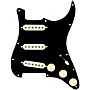 920d Custom Texas Grit Loaded Pickguard for Strat With Aged White Pickups and Knobs and S5W-BL-V Wiring Harness Black