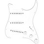 920d Custom Texas Grit Loaded Pickguard for Strat With White Pickups and Knobs and S5W-BL-V Wiring Harness White