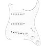 920d Custom Texas Grit Loaded Pickguard for Strat With White Pickups and Knobs and S5W Wiring Harness White