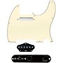920d Custom Texas Grit Loaded Pickguard for Tele With T3W-B Control Plate Aged White