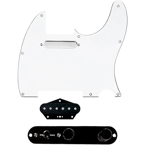 920d Custom Texas Grit Loaded Pickguard for Tele With T3W-B Control Plate White