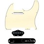 920d Custom Texas Grit Loaded Pickguard for Tele With T3W-REV-B Control Plate Aged White