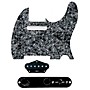 920d Custom Texas Grit Loaded Pickguard for Tele With T3W-REV-B Control Plate Black Pearl