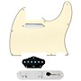 920d Custom Texas Grit Loaded Pickguard for Tele With T3W-REV-C Control Plate Aged White