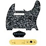 920d Custom Texas Grit Loaded Pickguard for Tele With T3W-REV-G Control Plate Black Pearl