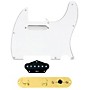 920d Custom Texas Grit Loaded Pickguard for Tele With T3W-REV-G Control Plate White