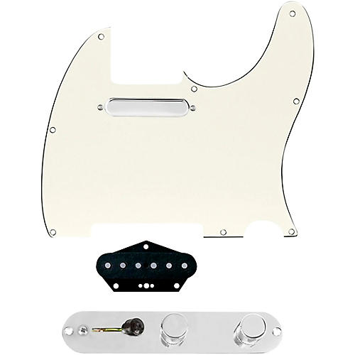 920d Custom Texas Grit Loaded Pickguard for Tele With T4W-C Control Plate Parchment