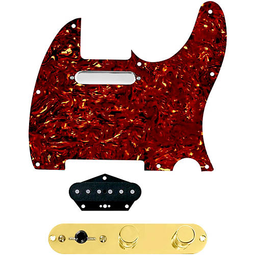 920d Custom Texas Grit Loaded Pickguard for Tele With T4W-G Control Plate Tortoise