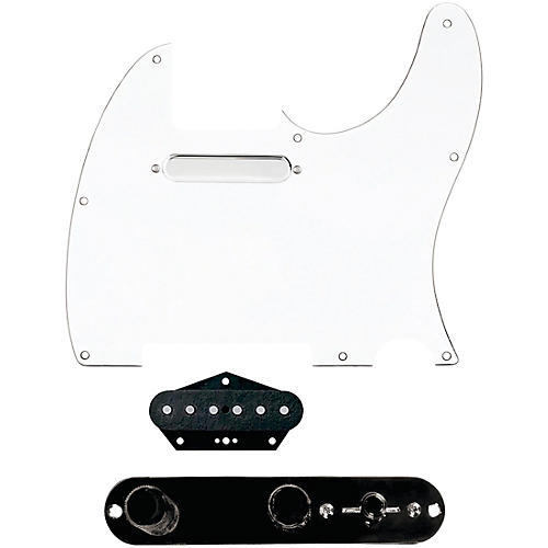 920d Custom Texas Grit Loaded Pickguard for Tele With T4W-REV-B Control Plate White