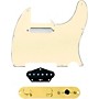 920d Custom Texas Grit Loaded Pickguard for Tele With T4W-REV-G Control Plate Aged White