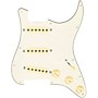 920d Custom Texas Growler Loaded Pickguard for Strat With Aged White Pickups and S5W Wiring Harness Parchment