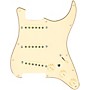920d Custom Texas Growler Loaded Pickguard for Strat With Aged White Pickups and S7W-MT Wiring Harness Aged White