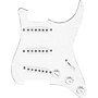 920d Custom Texas Growler Loaded Pickguard for Strat With White Pickups and S5W-BL-V Wiring Harness White