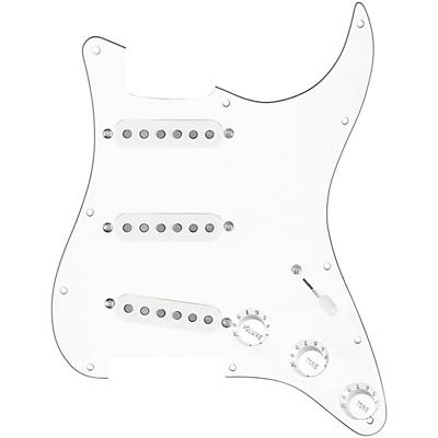 920d Custom Texas Growler Loaded Pickguard for Strat With White Pickups and S5W Wiring Harness