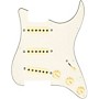 920d Custom Texas Vintage Loaded Pickguard for Strat With Aged White Pickups and S5W-BL-V Wiring Harness Parchment