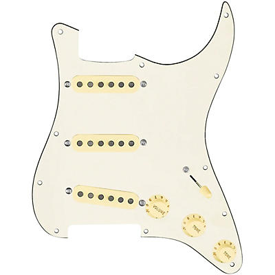 920d Custom Texas Vintage Loaded Pickguard for Strat With Aged White Pickups and S5W Wiring Harness