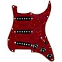 920d Custom Texas Vintage Loaded Pickguard for Strat With Black Pickups and S7W Wiring Harness Tortoise