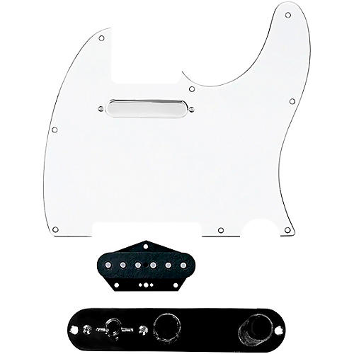920d Custom Texas Vintage Loaded Pickguard for Tele With T3W-B Control Plate White