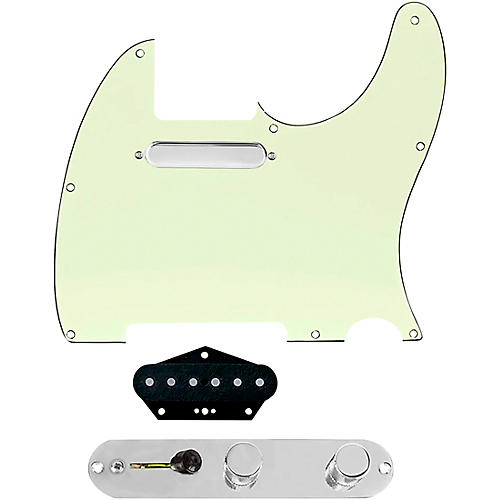 920d Custom Texas Vintage Loaded Pickguard for Tele With T3W-C Control Plate Mint Green