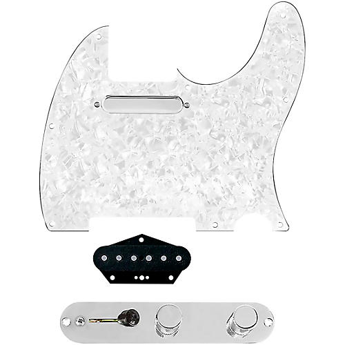 920d Custom Texas Vintage Loaded Pickguard for Tele With T3W-C Control Plate White Pearl