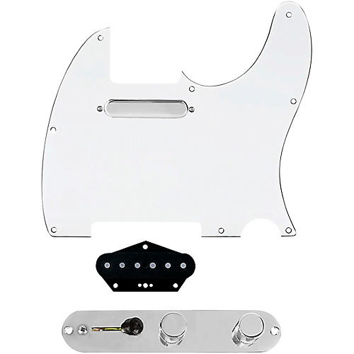 920d Custom Texas Vintage Loaded Pickguard for Tele With T3W-C Control Plate White