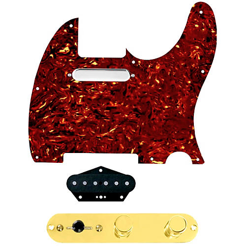 920d Custom Texas Vintage Loaded Pickguard for Tele With T3W-G Control Plate Tortoise