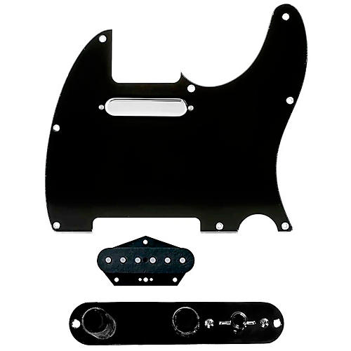 920d Custom Texas Vintage Loaded Pickguard for Tele With T3W-REV-B Control Plate Black