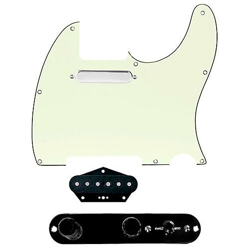 920d Custom Texas Vintage Loaded Pickguard for Tele With T3W-REV-B Control Plate Mint Green