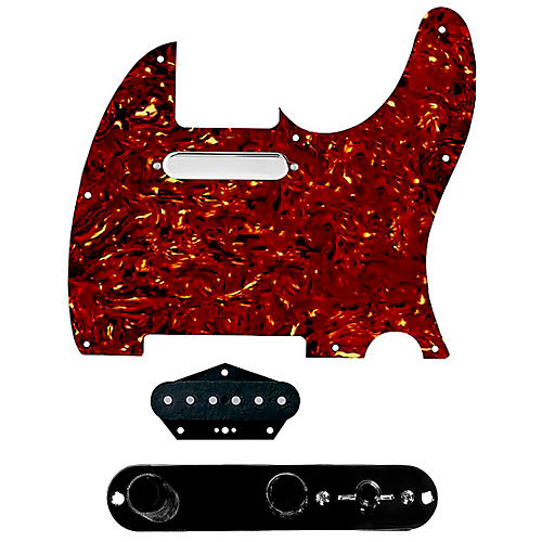 920d Custom Texas Vintage Loaded Pickguard for Tele With T3W-REV-B Control Plate Tortoise