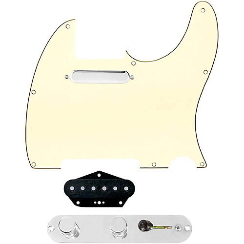 920d Custom Texas Vintage Loaded Pickguard for Tele With T3W-REV-C Control Plate Aged White