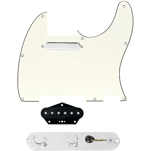 920d Custom Texas Vintage Loaded Pickguard for Tele With T3W-REV-C Control Plate Parchment