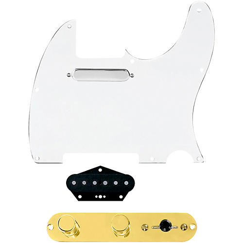920d Custom Texas Vintage Loaded Pickguard for Tele With T3W-REV-G Control Plate White