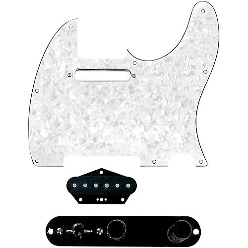 920d Custom Texas Vintage Loaded Pickguard for Tele With T4W-B Control Plate White Pearl