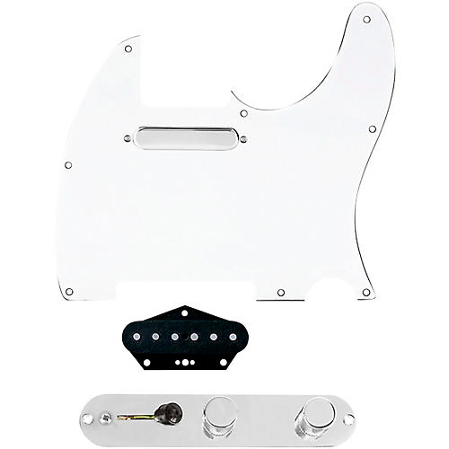 920d Custom Texas Vintage Loaded Pickguard for Tele With T4W-C Control Plate White