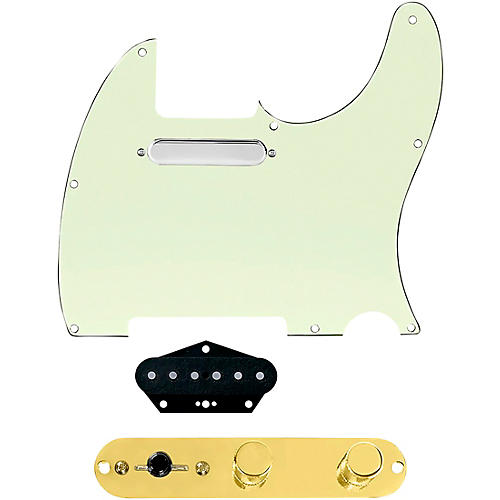 920d Custom Texas Vintage Loaded Pickguard for Tele With T4W-G Control Plate Mint Green