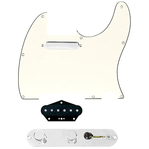 920d Custom Texas Vintage Loaded Pickguard for Tele With T4W-REV-C Control Plate Parchment