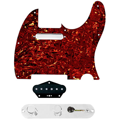 920d Custom Texas Vintage Loaded Pickguard for Tele With T4W-REV-C Control Plate Tortoise