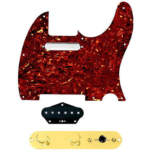 920d Custom Texas Vintage Loaded Pickguard for Tele With T4W-REV-G Control Plate Tortoise