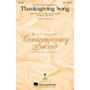 Hal Leonard Thanksgiving Song SATB by Mary Chapin Carpenter arranged by John Purifoy