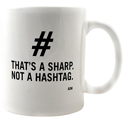 AIM That's a Sharp. Not a Hashtag. Mug