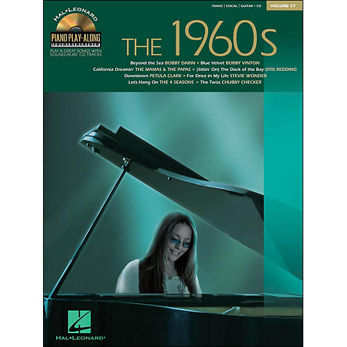 The 1960s - Piano Play-Along Volume 57 (CD/Pkg) arranged for piano, vocal, and guitar (P/V/G)
