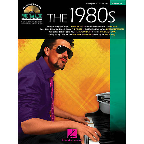 The 1980s Piano Play-Along Volume 59 Book/CD arranged for piano, vocal, and guitar (P/V/G)