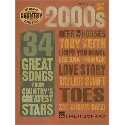 The 2000s Country Decade Series arranged for piano, vocal, and guitar (P/V/G)