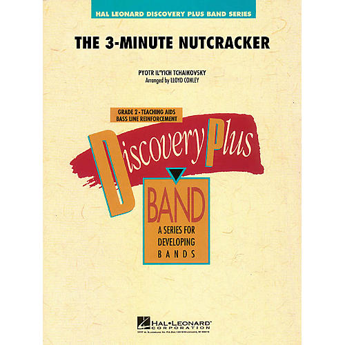 Hal Leonard The 3-Minute Nutcracker - Discovery Plus Band Level 2 arranged by Lloyd Conley