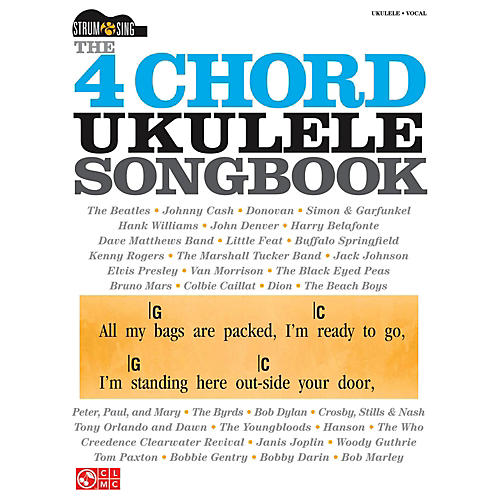 Cherry Lane The 4 Chord Ukulele Songbook  Strum & Sing Series