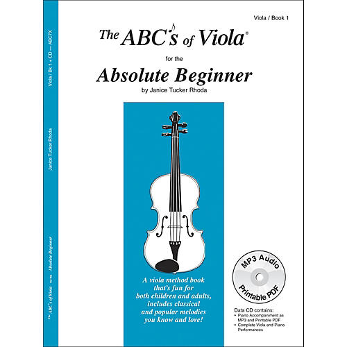 The Abc's of Viola for the Absolute Beginner - Book 1 (Book/CD)
